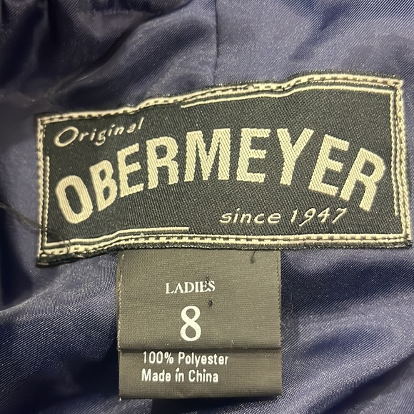 Vintage Obermeyer Artic T Snow Pants (Navy) Retro Ski Pants High Waist women's 8 - Picture 12 of 14